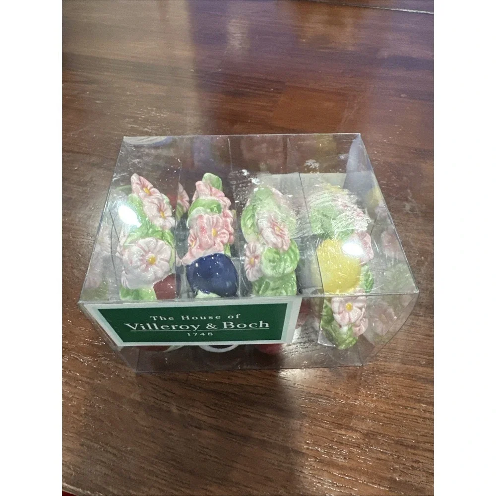 The House of Villeroy‎ & Boch Spring Garden Ceramic Napkin Rings
